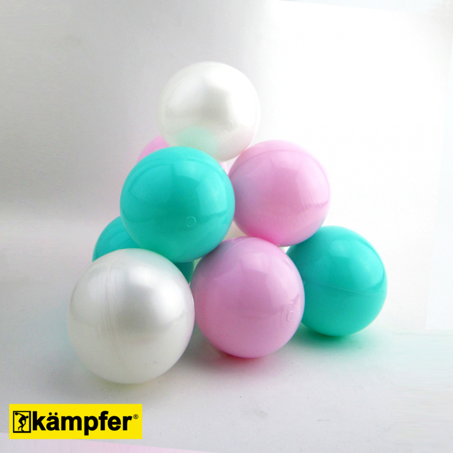 Детский сухой бассейн Kampfer - Pretty Bubble, цвет бежевый + 100 шаров  